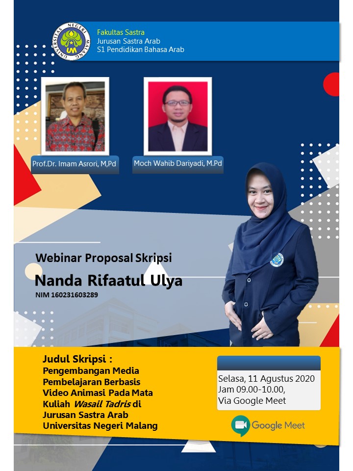 Seminar Proposal a.n. Nanda Rifaatul Ulya