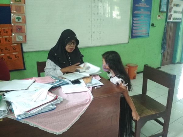 Dokumentasi Kegiatan Belajar Mengajar di Kelas 1 SDN 1 Kiduldalem, Kota Malang